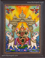 Gajalakshmi Tanjore Painting