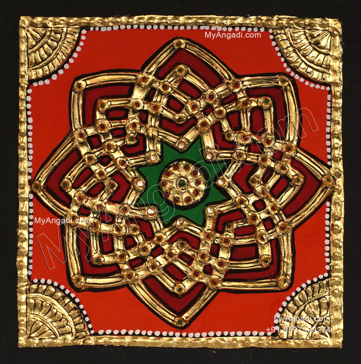 Ishwarya Kolam Tanjore Painting