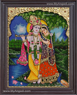 Radha Krishna Tanjore Painting