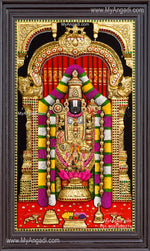 Tirupathi Balaji 3D Tanjore Painting 