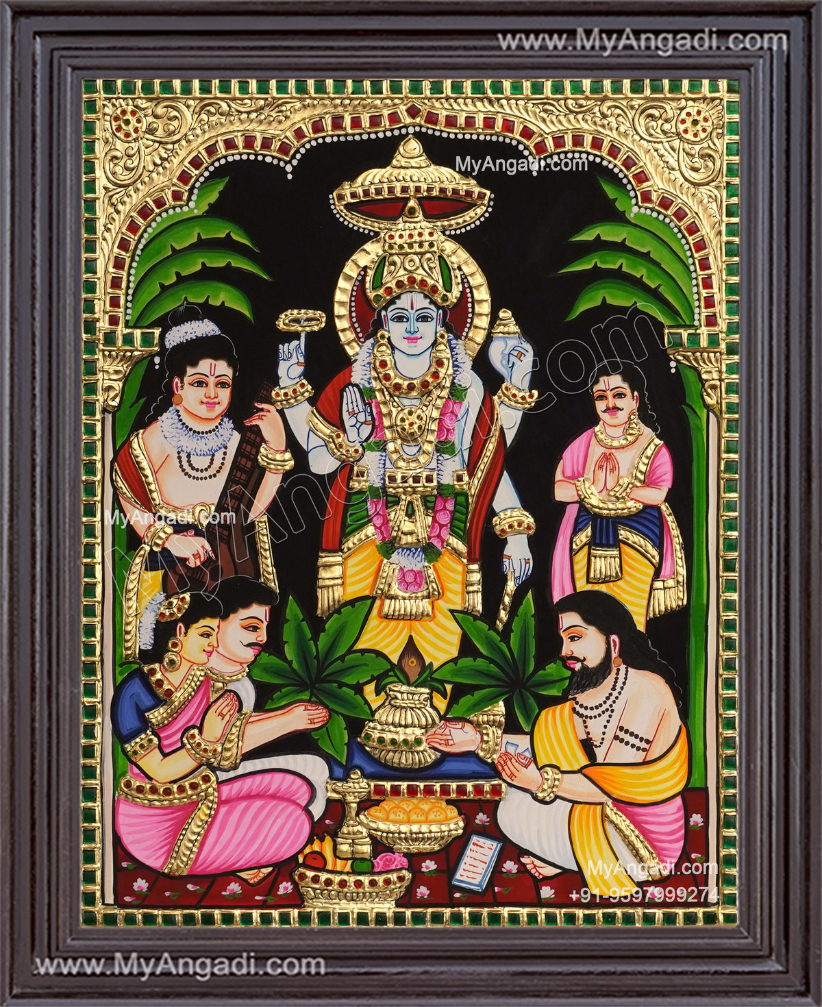 Sathya Narayana Tanjore Painting
