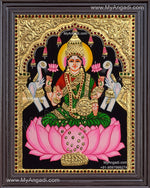 Gajalakshmi Tanjore Painting