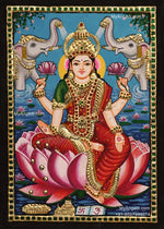 Gajalakshmi Tanjore Painting