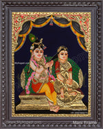 Jada Krishna Tanjore Painting