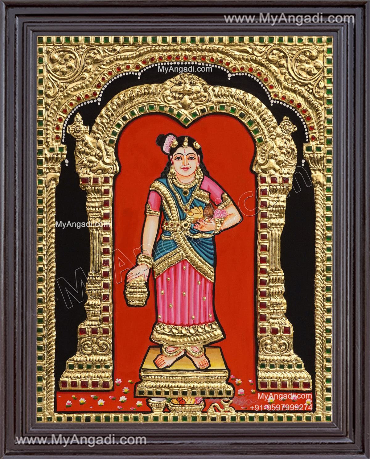 Akkammal Tanjore Painting