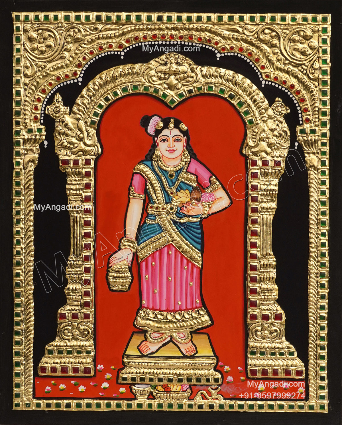Akkammal Tanjore Painting