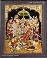 Ramar Pattabhisekam Tanjore Painting