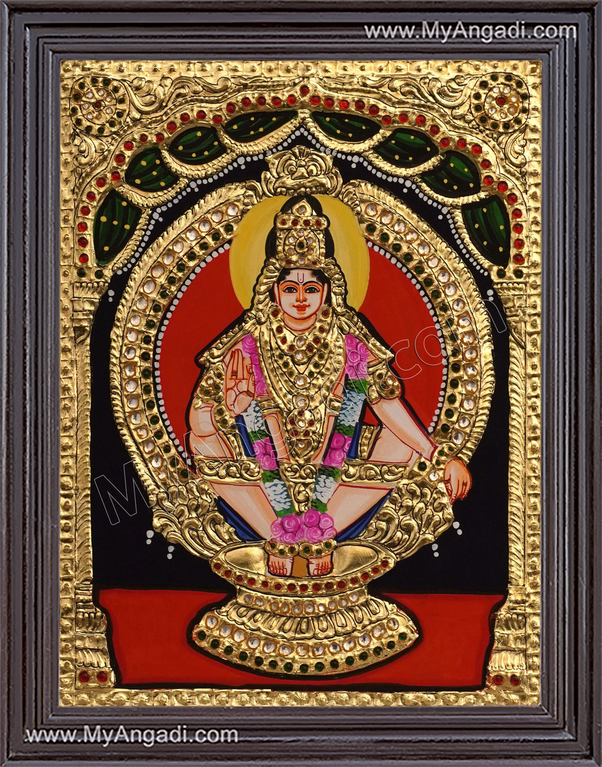 Ayyappan Tanjore Painting