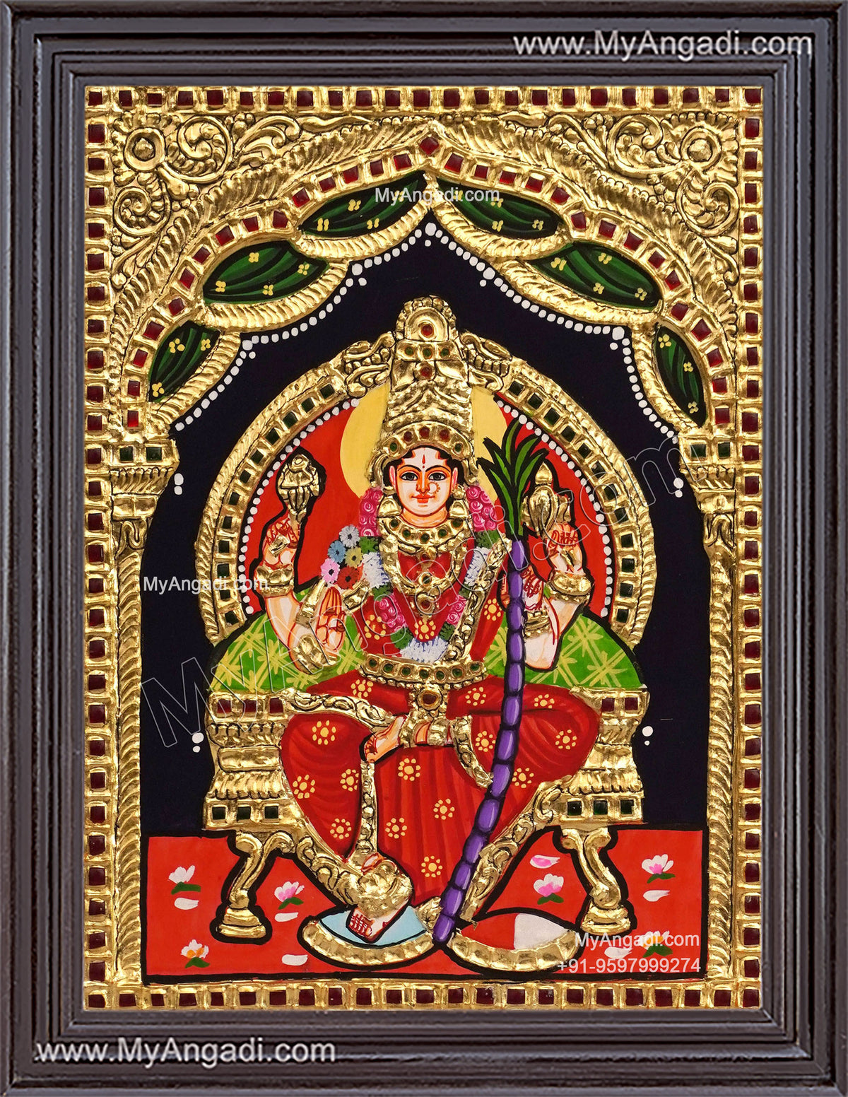 Lalitha Devi Tanjore Painting