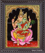 Shivan Parvathi Tanjore Painting