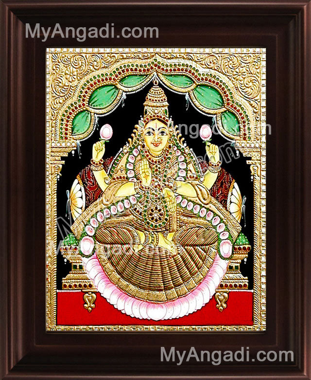 Aishwarya Lakshmi Tanjore Painting, Ishwarya Lakshmi Tanjore Painting
