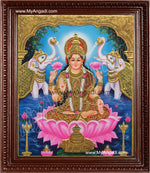 Gaja Lakshmi Tanjore Painting, Gajalakshmi Tanjore Painting