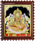 Gaja Lakshmi Tanjore Painting, Gajalakshmi Tanjore Painting