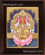 Gaja Lakshmi Tanjore Painting, Gajalakshmi Tanjore Painting