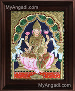 Gaja Lakshmi Tanjore Painting
