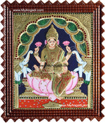 Gaja Lakshmi Tanjore Painting