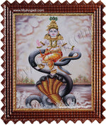 Kalinga Narthanam Krishna Tanjore Painting, Krishna Tanjore Painting