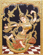 Indonesia Sita Tanjore Painting, Sita Tanjore Painting