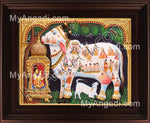 White Komatha Tanjore Painting, Komatha Tanjore Painting