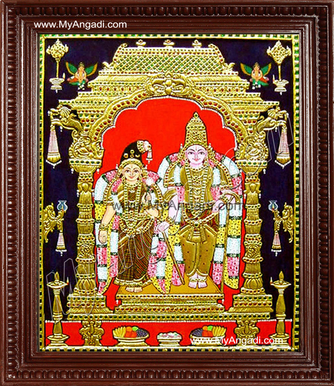 Aandal Tanjore Painting, Andal Tanjore Painting