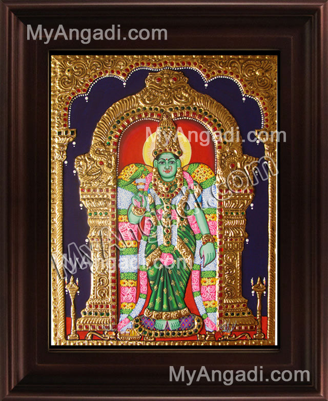 Meenakshi Tanjore Painting, Amman Tanjore Painting