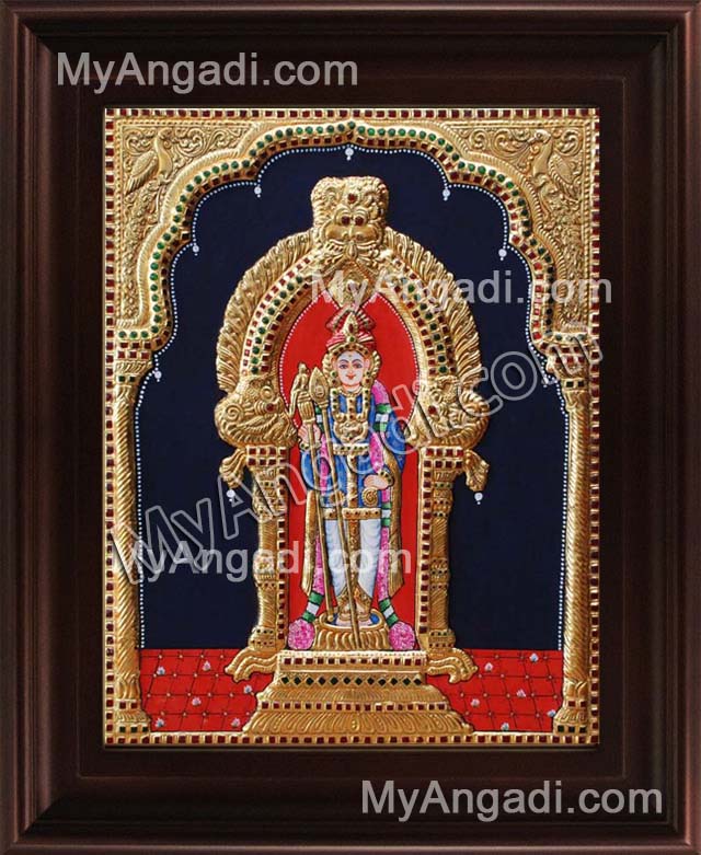 Murugan Tanjore Painting, Murugar Tanjore Painting