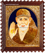 Shirdi Sai Baba Tanjore Painting, Saint Tanjore Painting