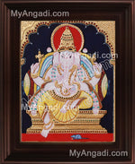 Ganesha Tanjore Painting, Ganesha Tanjore Painting