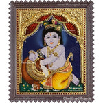Butter Krishna Tanjore Painting