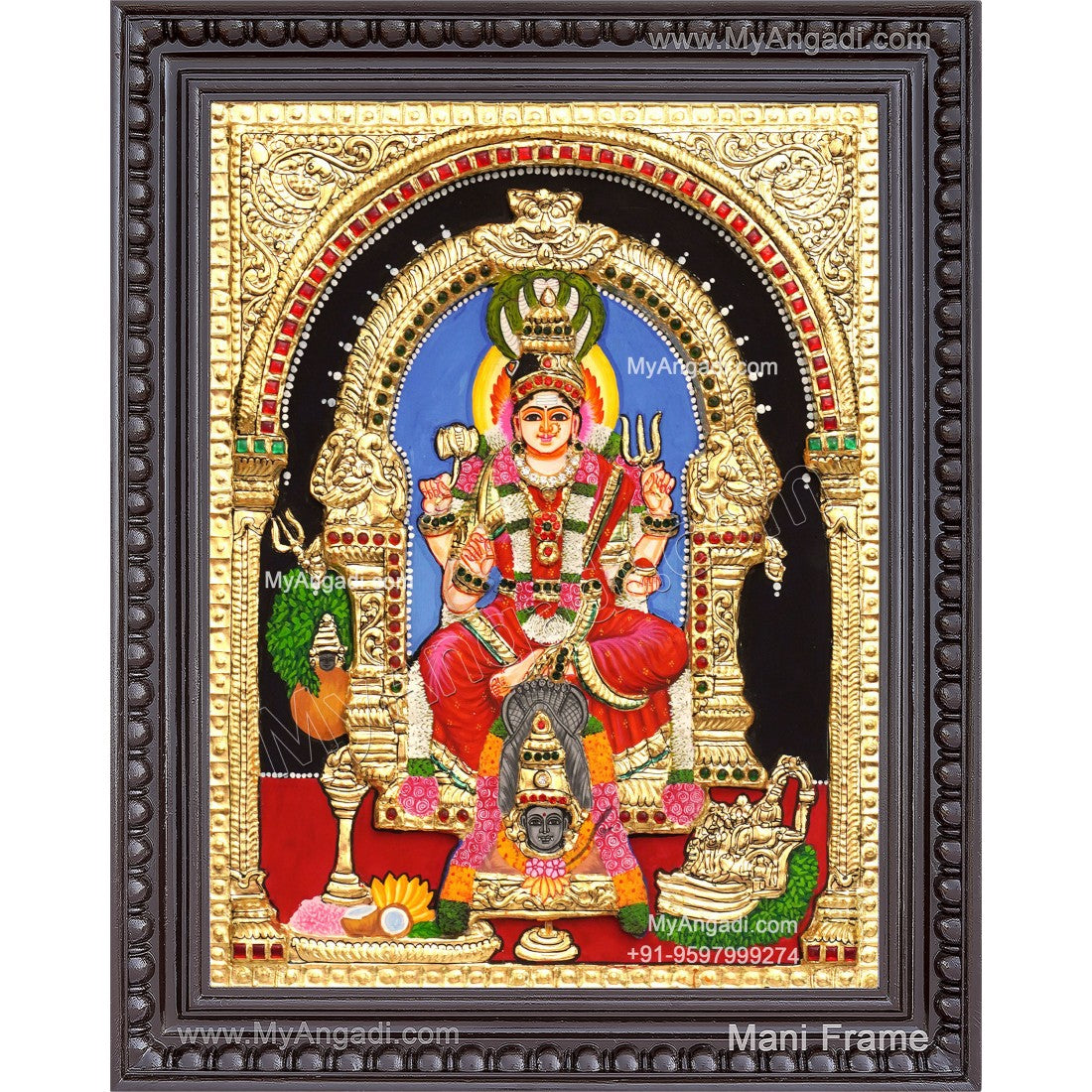 Karumariamman Tanjore Painting