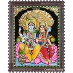Vishnu Lakshmi Tanjore Paintings