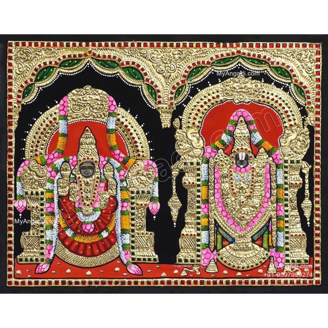 Balaji Thayar Tanjore Paintings