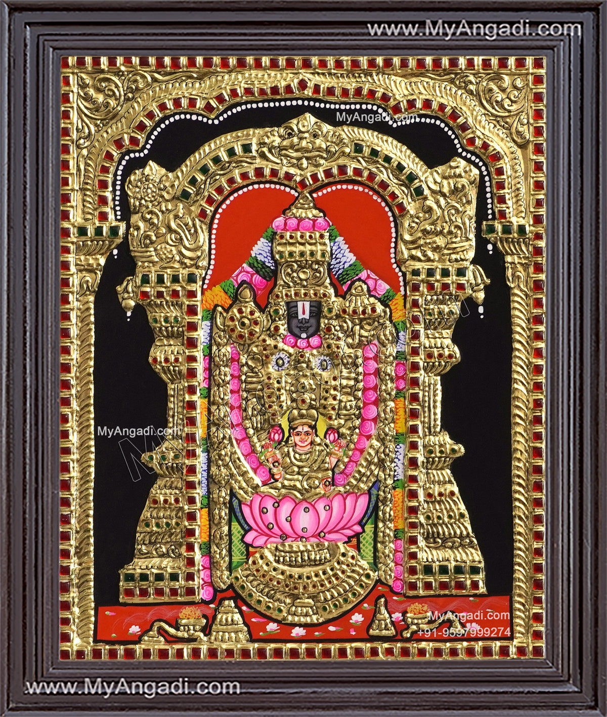 Balaji Lakshmi Tanjore Paintings