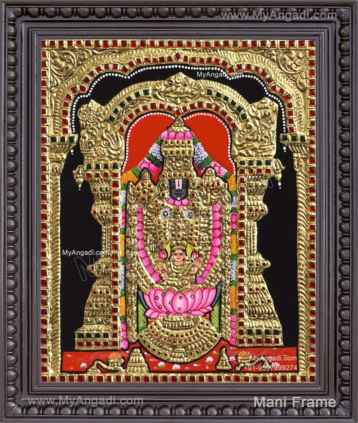 Balaji Lakshmi Tanjore Paintings