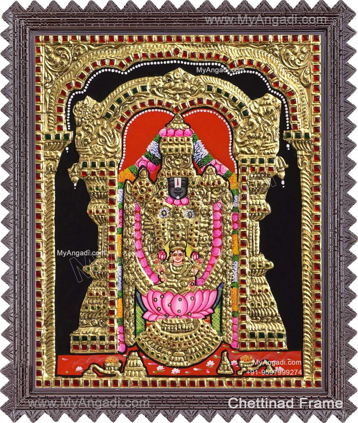 Balaji Lakshmi Tanjore Paintings