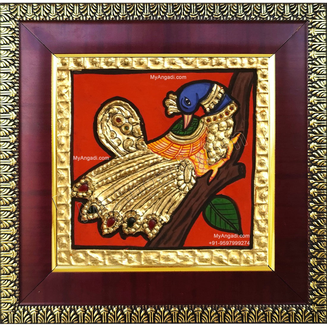 Peacock Tanjore Paintings