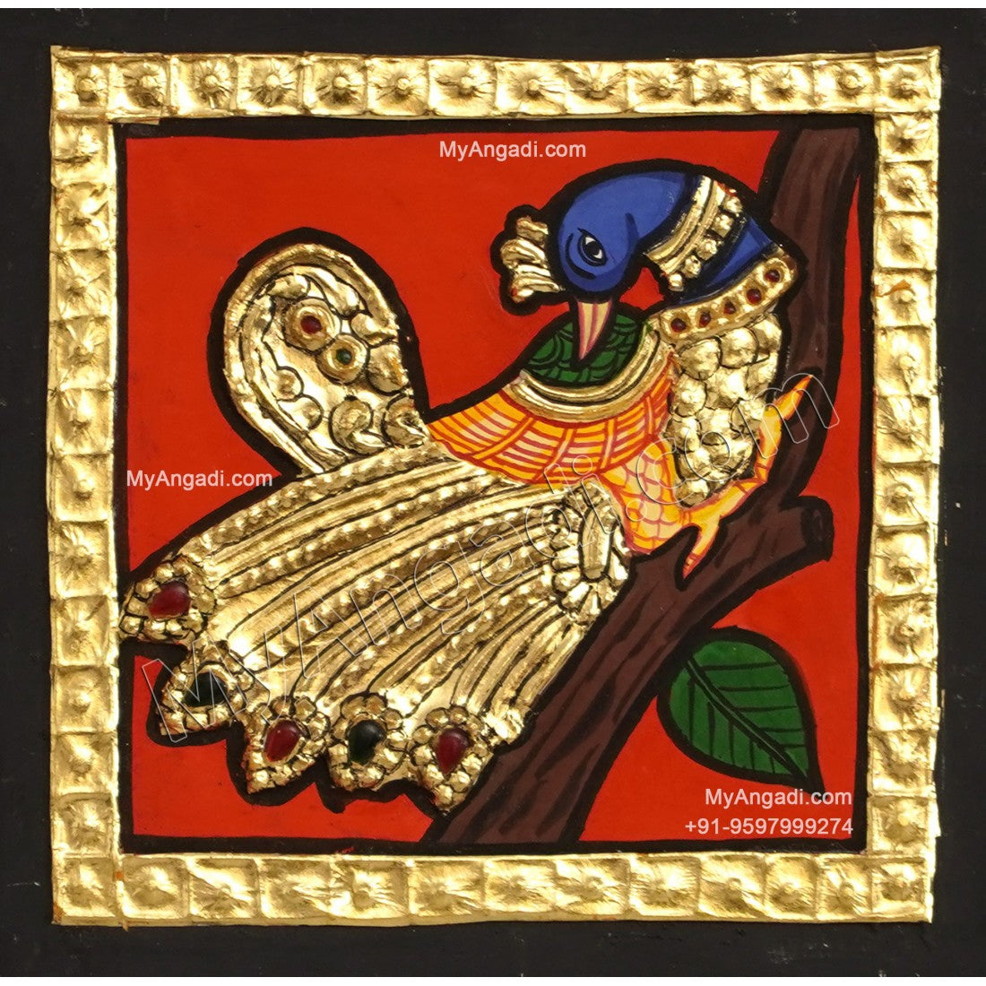 Peacock Tanjore Paintings